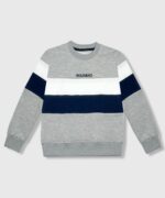 Colorblock Pullover In Grey