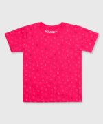 Signature Full Print T-Shirt In Pink