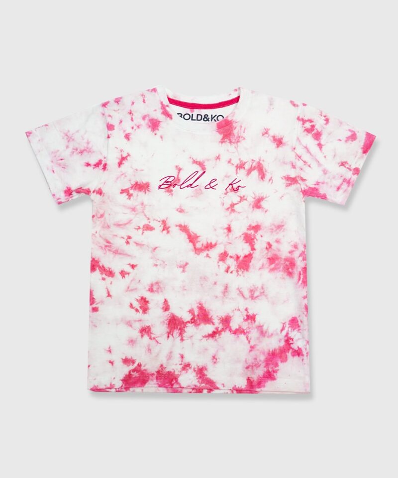 Tie Dye T-Shirt In Pink