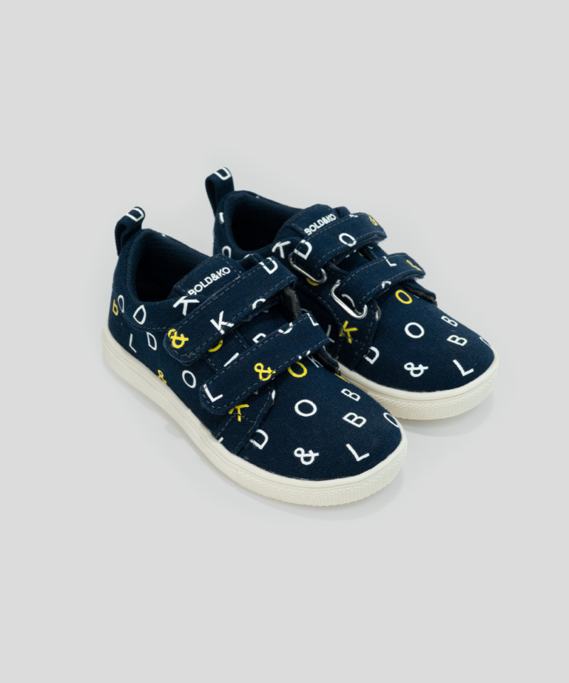 Younger Kids Signature Print In Navy