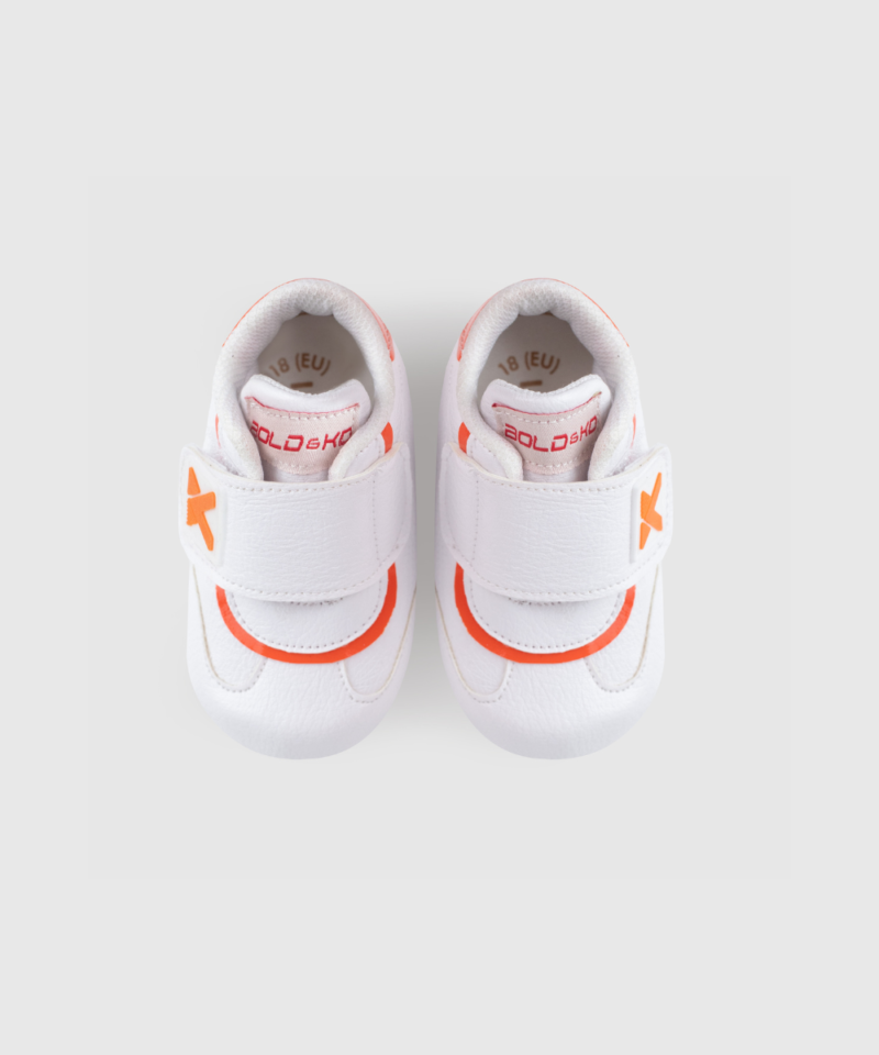 BK BLISS WALK 49 In white orange